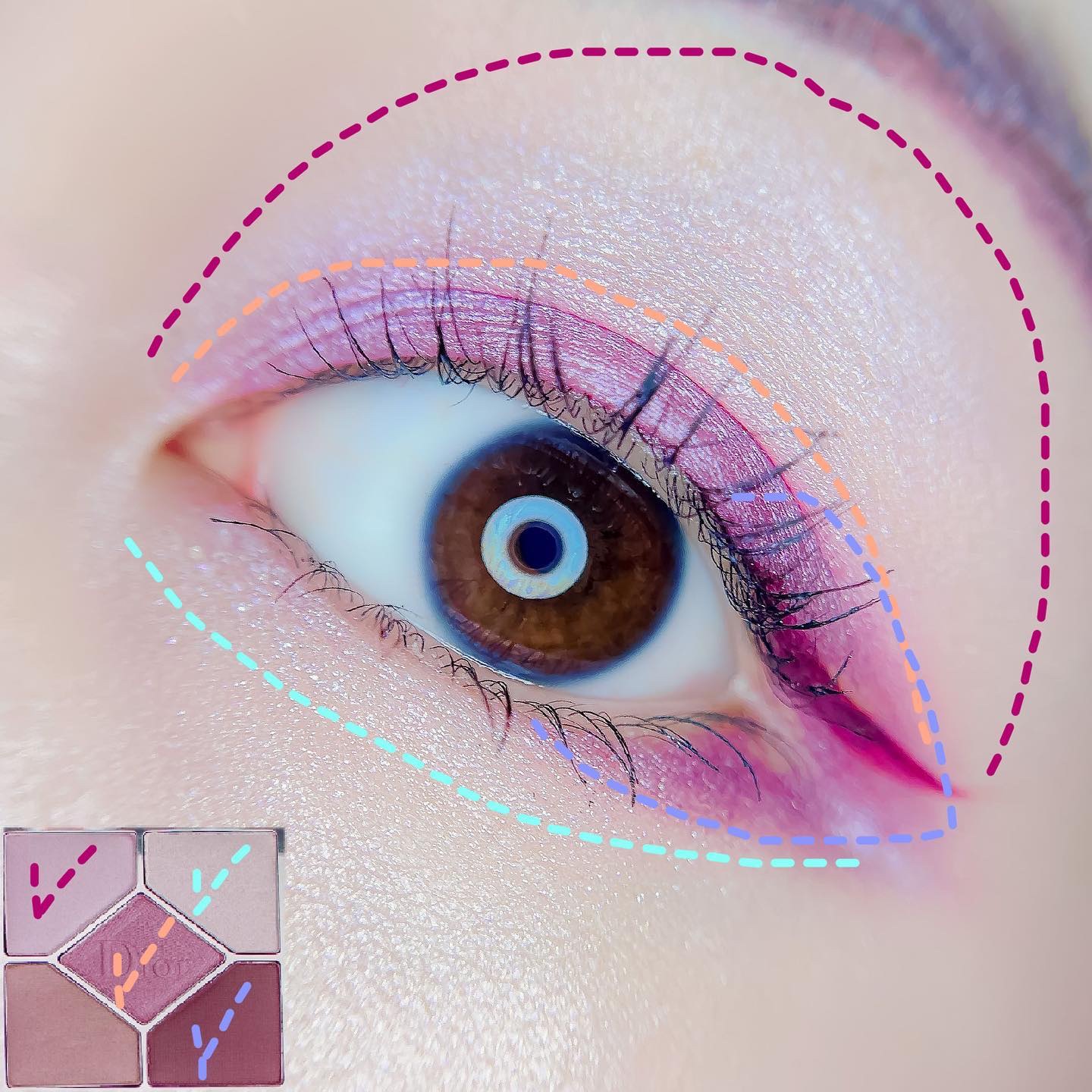 【旧】サンク クルール クチュール/Dior/アイシャドウパレットを使ったクチコミ（2枚目）