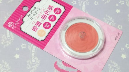 AC ローズチーク/AC MAKEUP/パウダーチークを使ったクチコミ(3枚目)