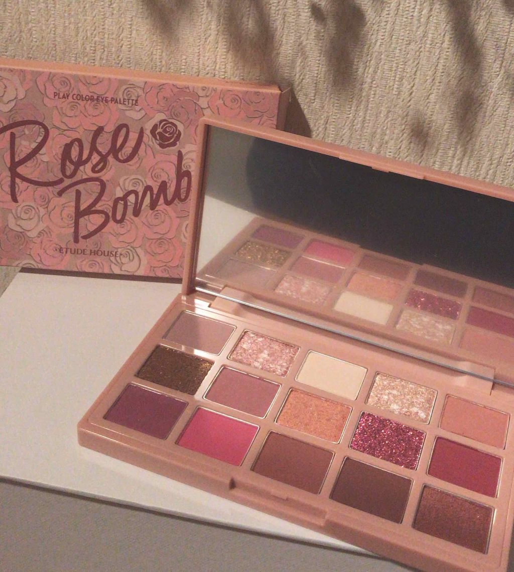 プレイカラーアイパレット ローズボム/ETUDE/アイシャドウパレットを使ったクチコミ（1枚目）