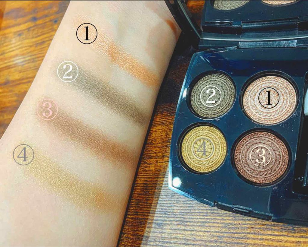 レ キャトル オンブル/CHANEL/アイシャドウパレットを使ったクチコミ(4枚目)