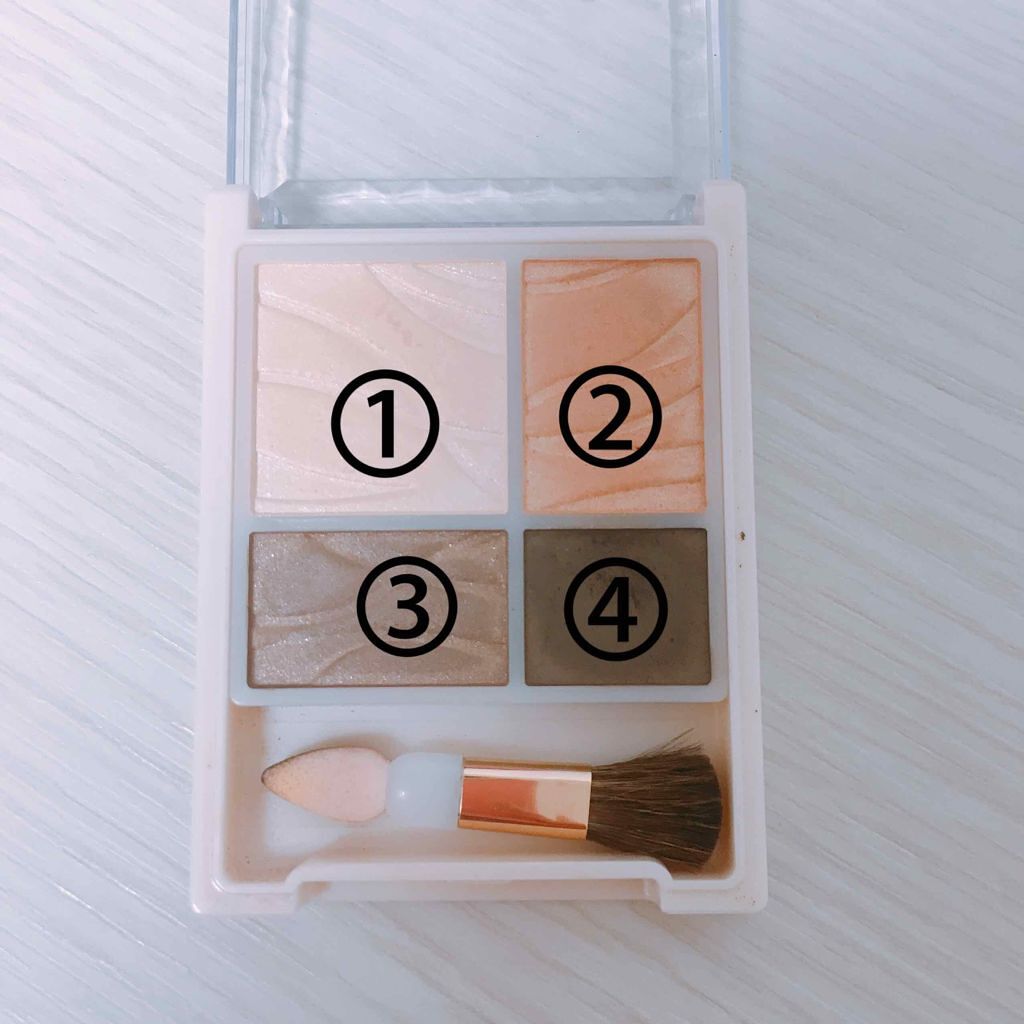 エアリータッチシャドウ/CEZANNE/アイシャドウパレットを使ったクチコミ(2枚目)