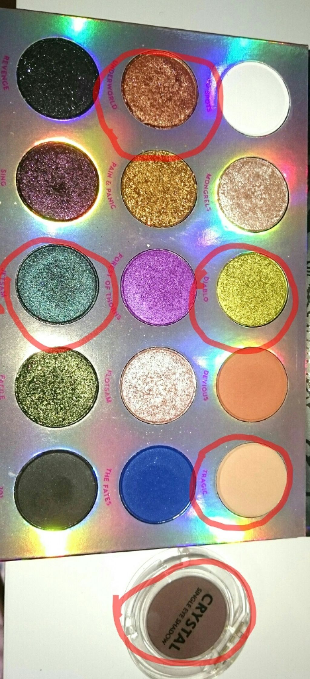 Pressed Powder Shadow /ColourPop/アイシャドウパレットを使ったクチコミ（2枚目）