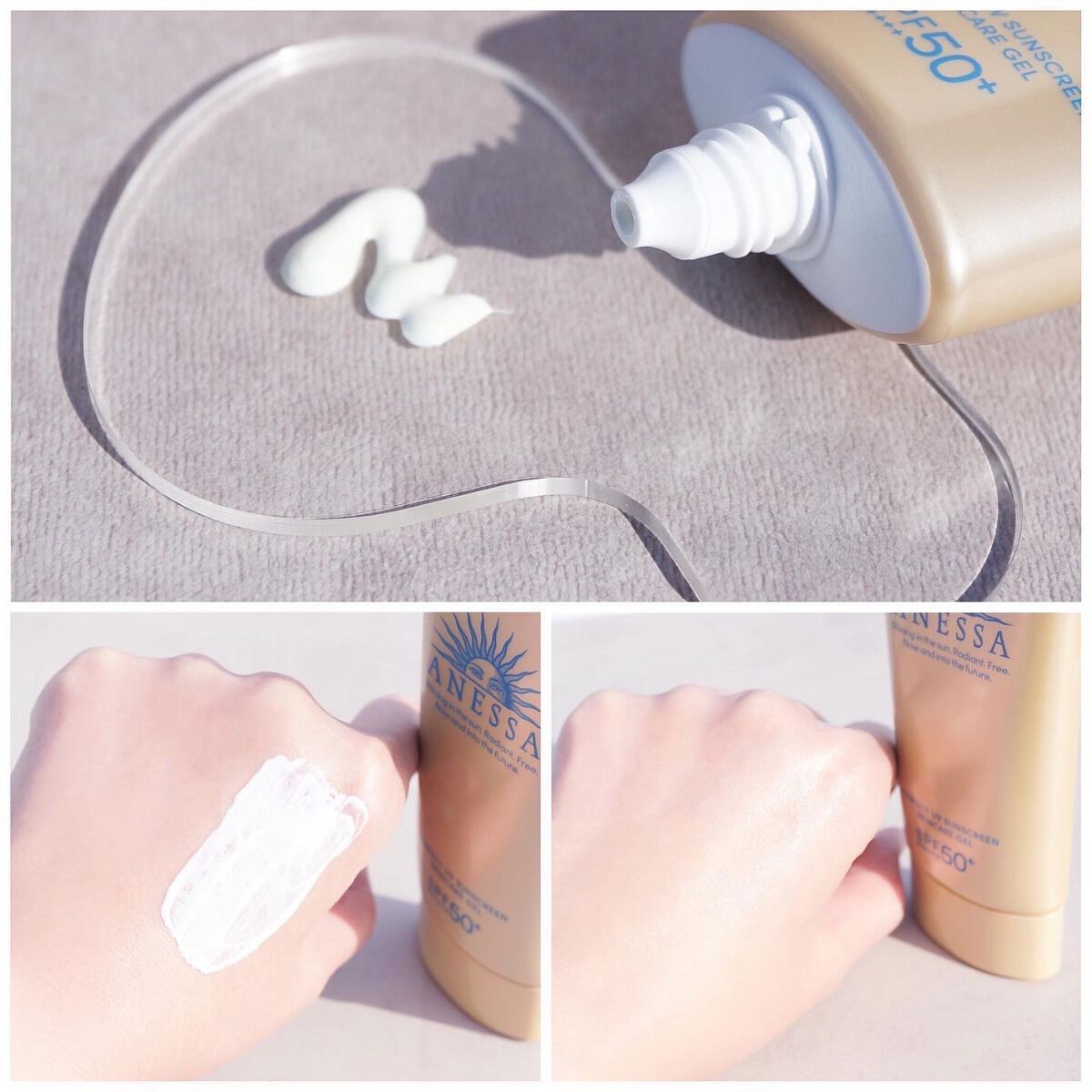 パーフェクトUV スキンケアジェル N/アネッサ/日焼け止め・UVケアを使ったクチコミ(2枚目)