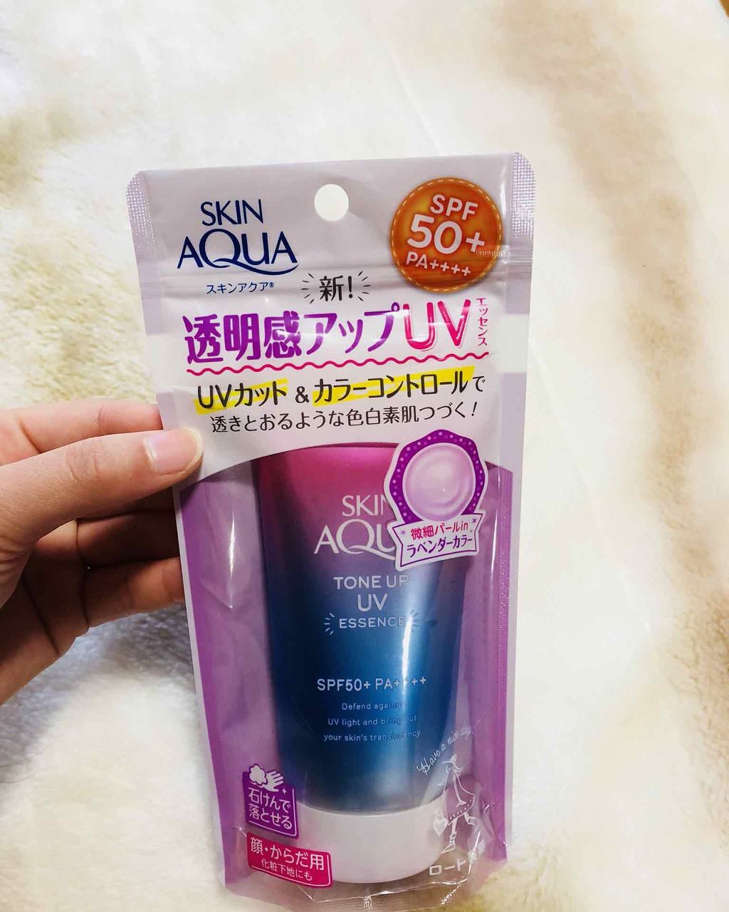 スキンアクア トーンアップUVエッセンス/スキンアクア/日焼け止めクリームを使ったクチコミ(1枚目)