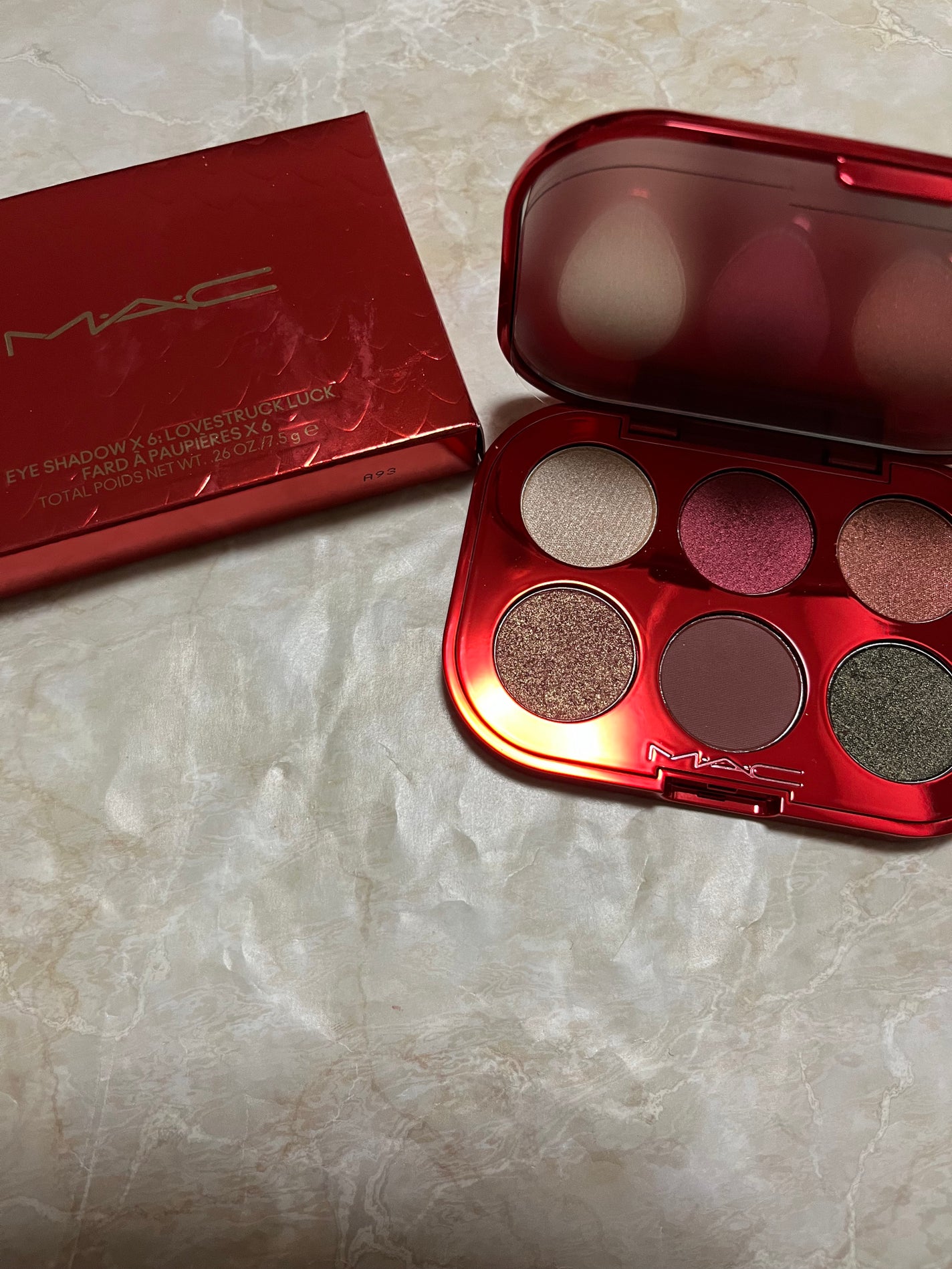 スモール アイシャドウ ×6 ラブストラック ラック/M・A・C/アイシャドウパレットを使ったクチコミ(1枚目)
