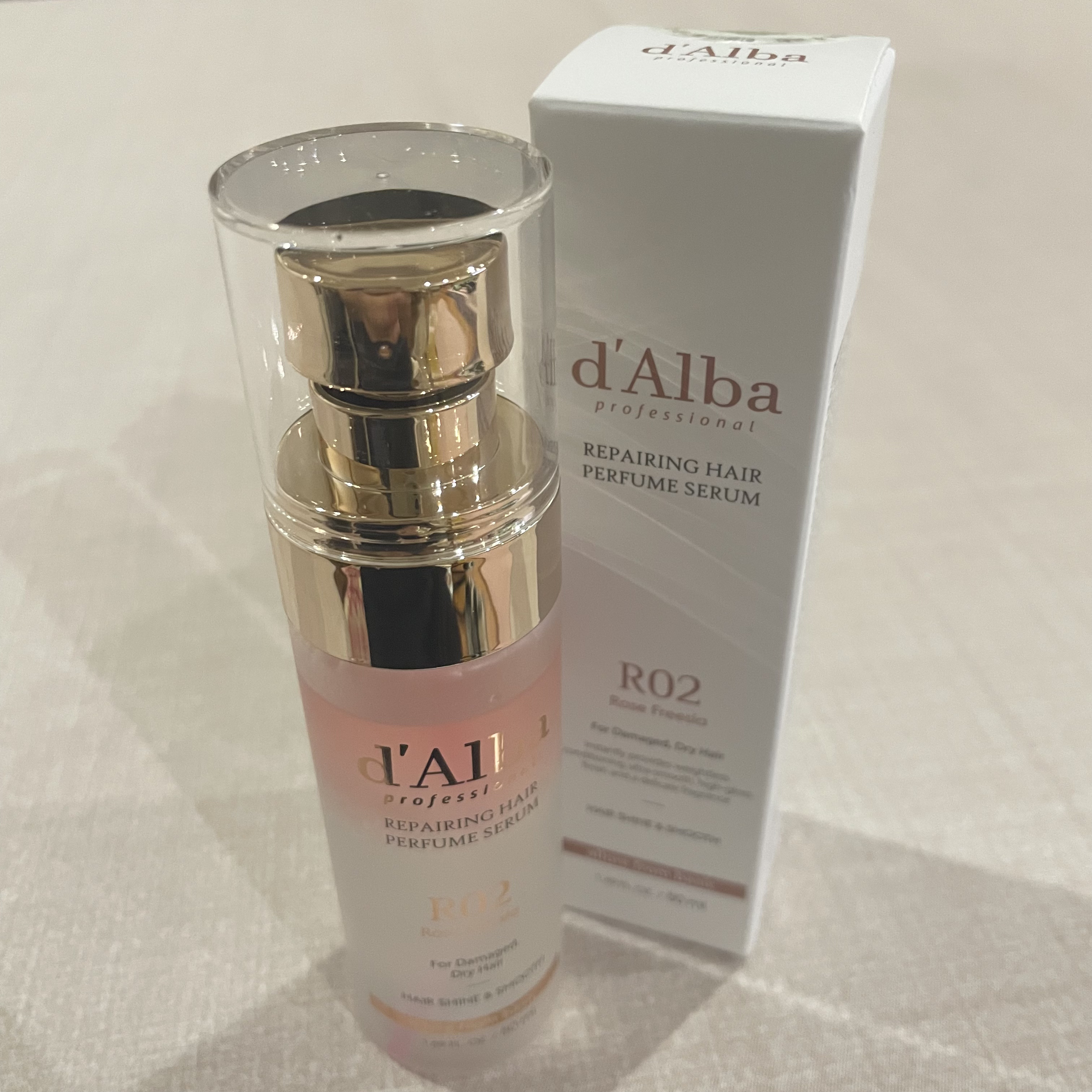 プロフェッショナルリペアリングヘアパヒュームセラム/ダルバ/ヘアミストを使ったクチコミ（1枚目）