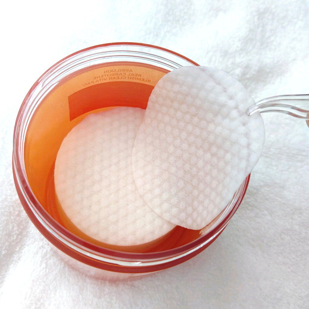 リアルカロテンブレミッシュクリアビタパッド/APRILSKIN/トナーパッドを使ったクチコミ（3枚目）