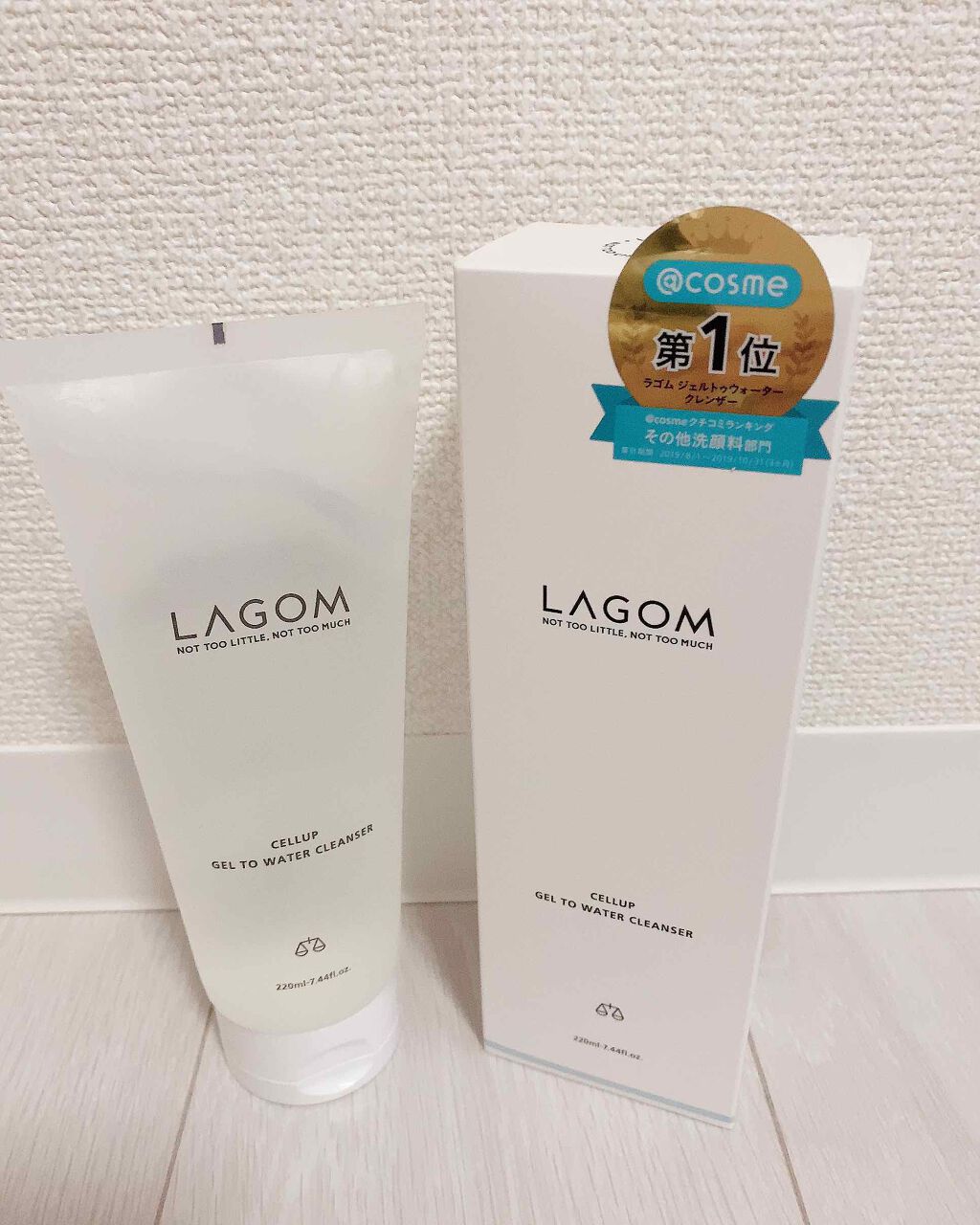 ラゴム ジェルトゥウォーター クレンザー(朝用洗顔)/LAGOM /その他洗顔料を使ったクチコミ(1枚目)