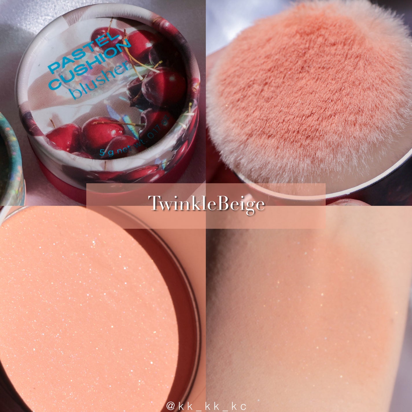 パステルクッションブラッシャー/THE FACE SHOP/パウダーチークを使ったクチコミ(4枚目)