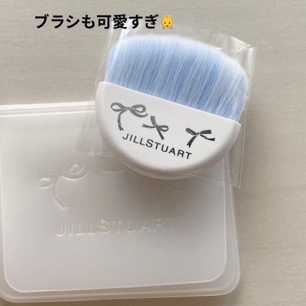 サムシングピュアブルー イノセントフェイスパウダー/JILL STUART/プレストパウダーを使ったクチコミ(3枚目)