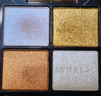 アイカラーレーション EX04 Frosty Metallic(限定発売)/LUNASOL/アイシャドウパレットの画像