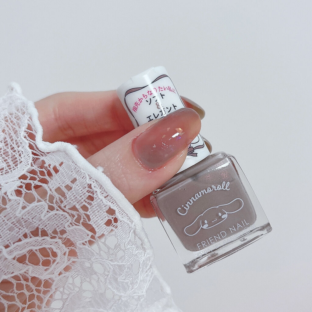 フレンドネイル(リニューアル品)	 1-3(33119)シアーモーヴ/DAISO/マニキュアを使ったクチコミ（2枚目）