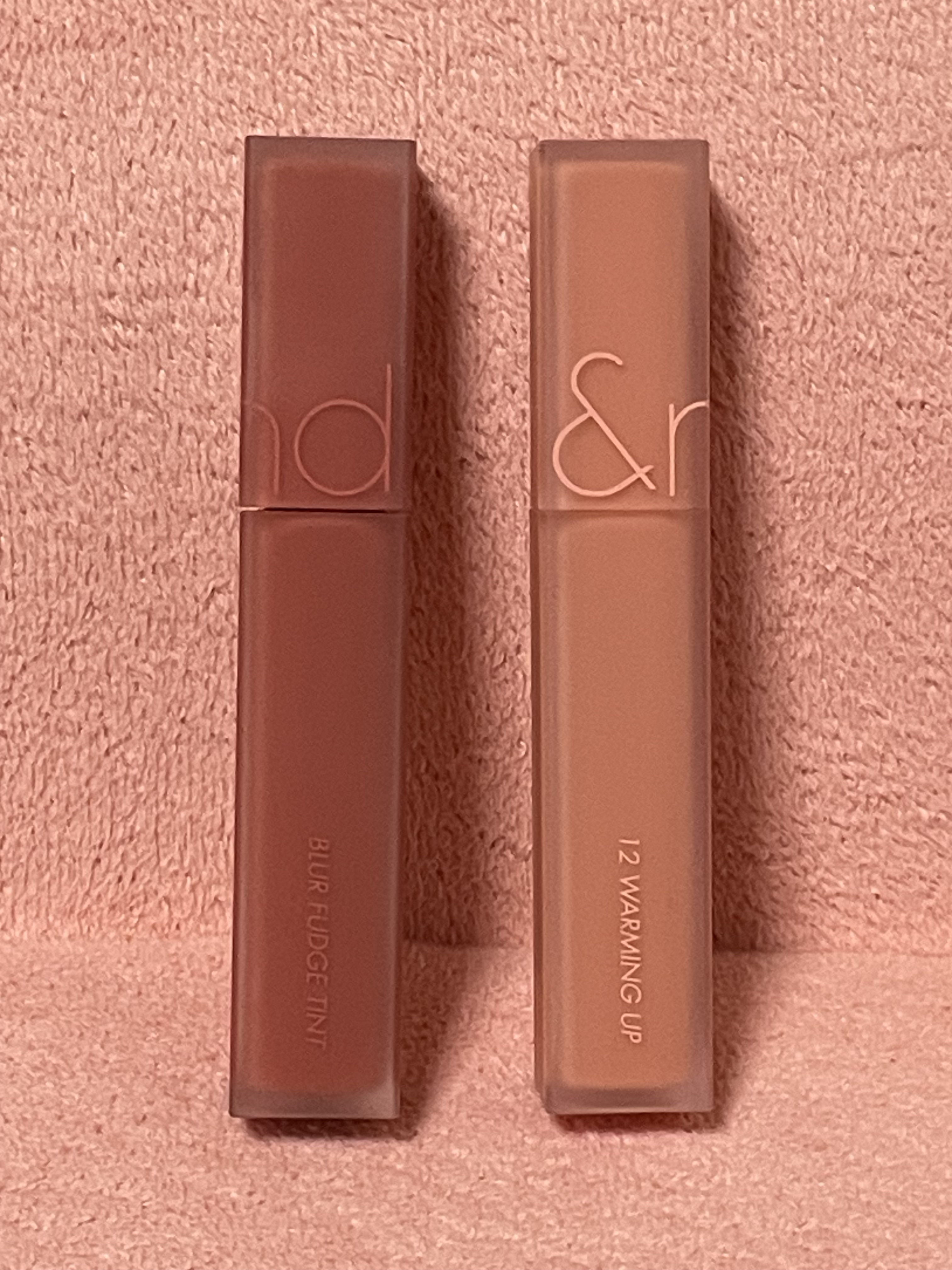 rom&nd ブラーファッジティント 12 ウォーミングアップ(WARMING UP)/rom&nd/リップティントを使ったクチコミ（1枚目）