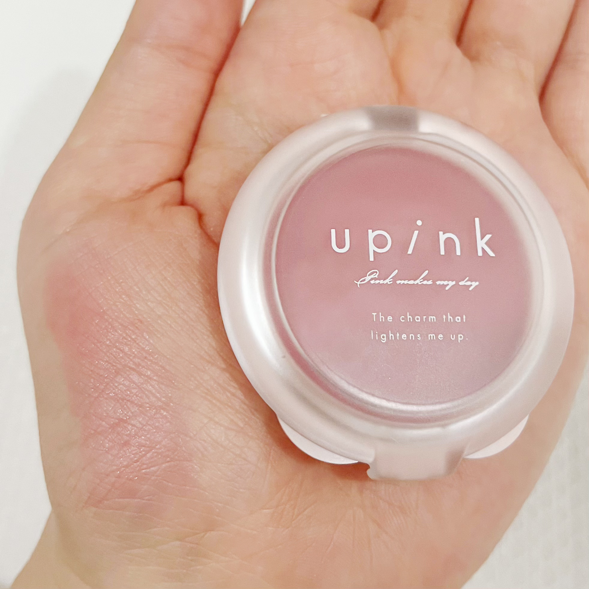 ドリーミーグロウチーク /upink/ジェル・クリームチークを使ったクチコミ（3枚目）