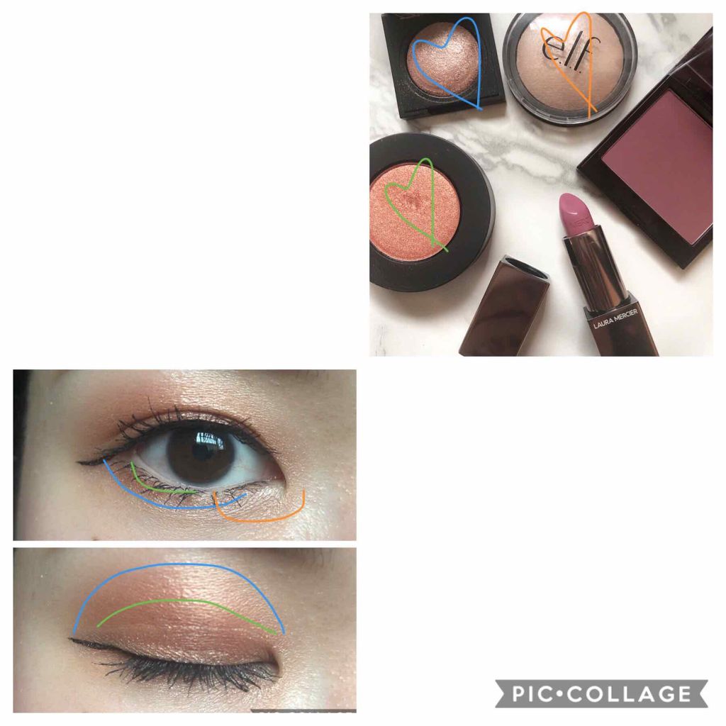 ベイクドハイライター/e.l.f. Cosmetics/パウダーハイライトを使ったクチコミ(3枚目)