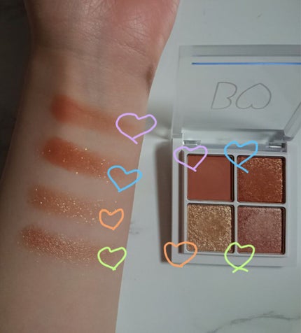 THE アイパレR/b idol/アイシャドウパレットを使ったクチコミ(3枚目)