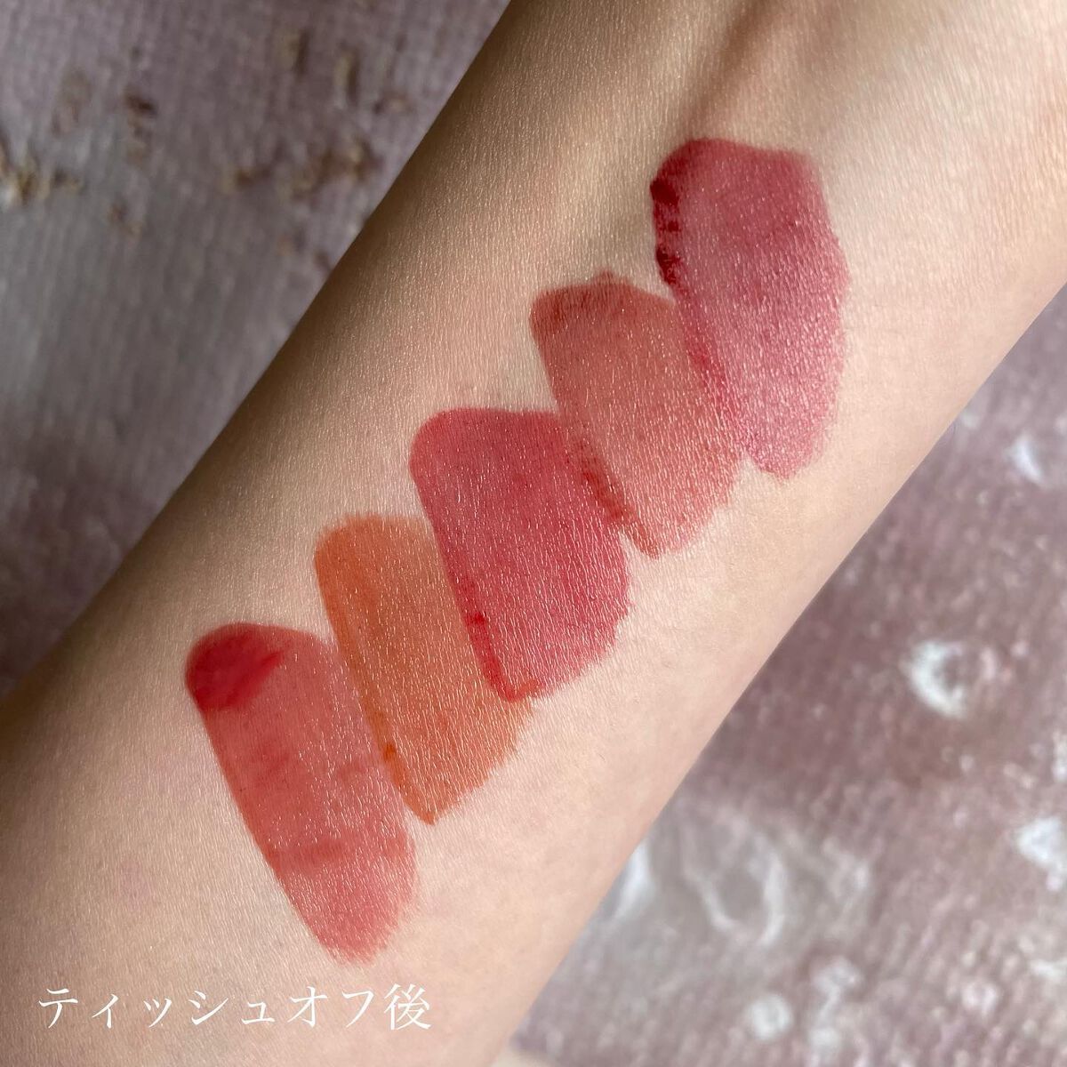 ザ ウォータリーデューティント/MERZY/リップティントを使ったクチコミ(5枚目)