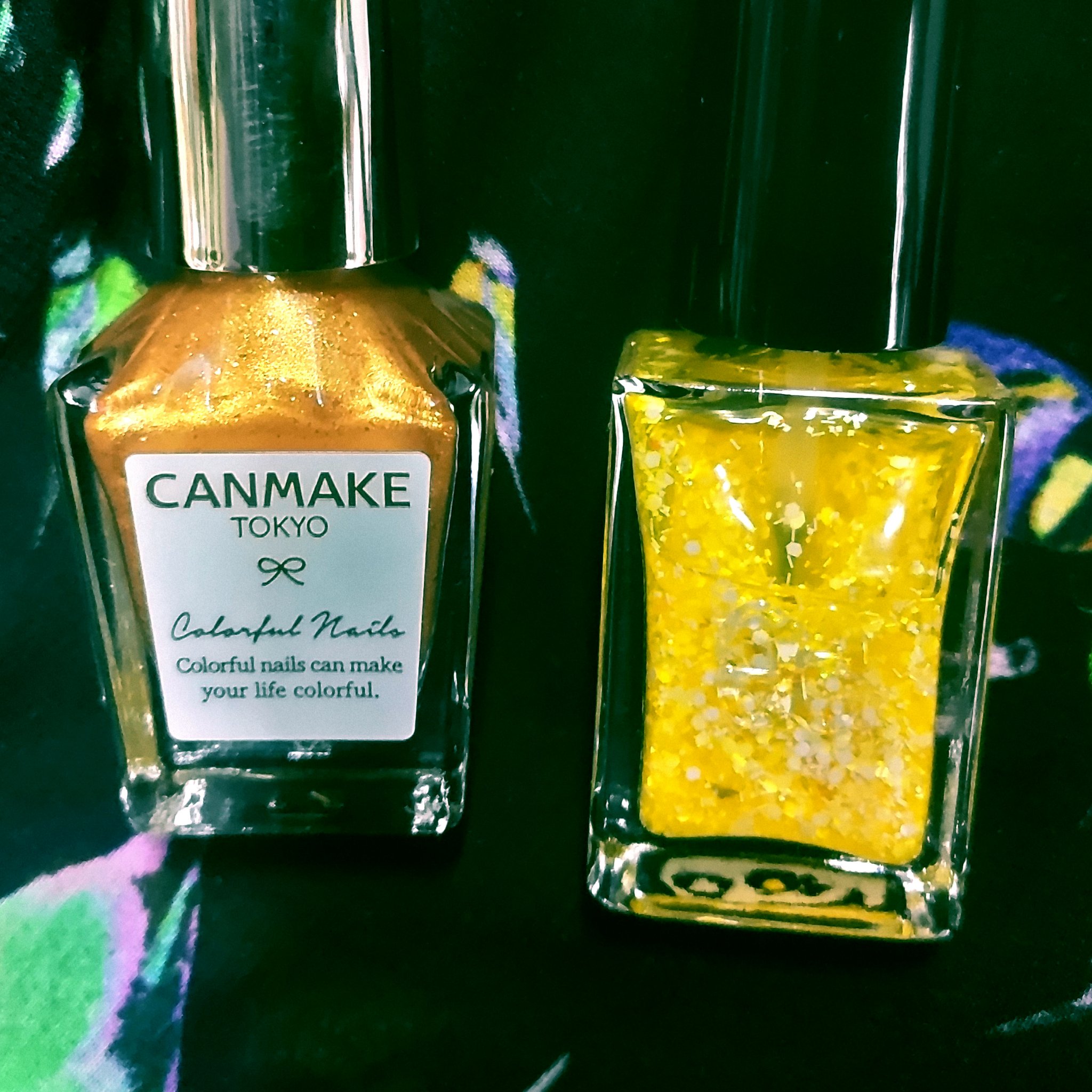 カラフルネイルズ N108 イチョウ並木/キャンメイク/マニキュアを使ったクチコミ（1枚目）
