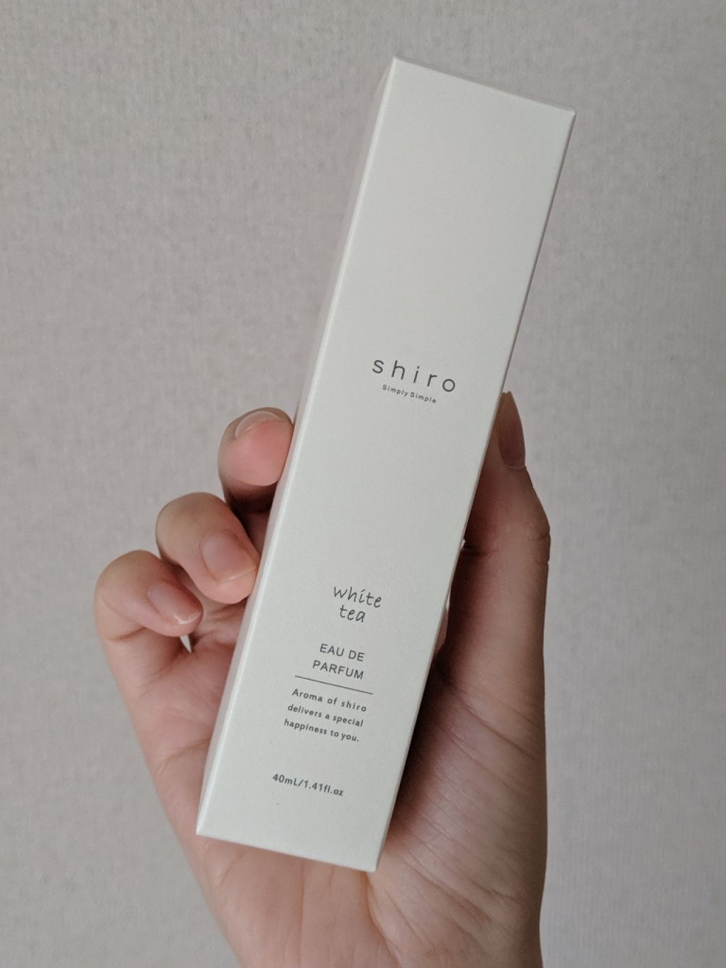 ホワイトティー オードパルファン/SHIRO/香水(レディース)を使ったクチコミ（1枚目）