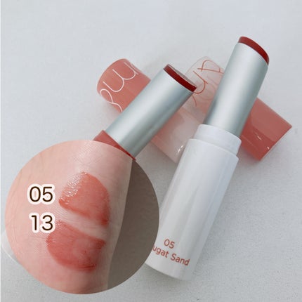 グラスティングメルティングバーム/rom&nd/リップバームを使ったクチコミ(5枚目)