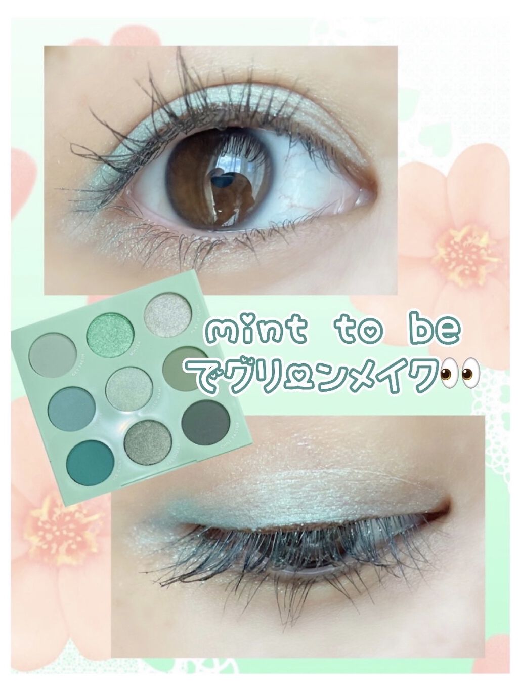 mint to be/ColourPop/アイシャドウパレットを使ったクチコミ（1枚目）