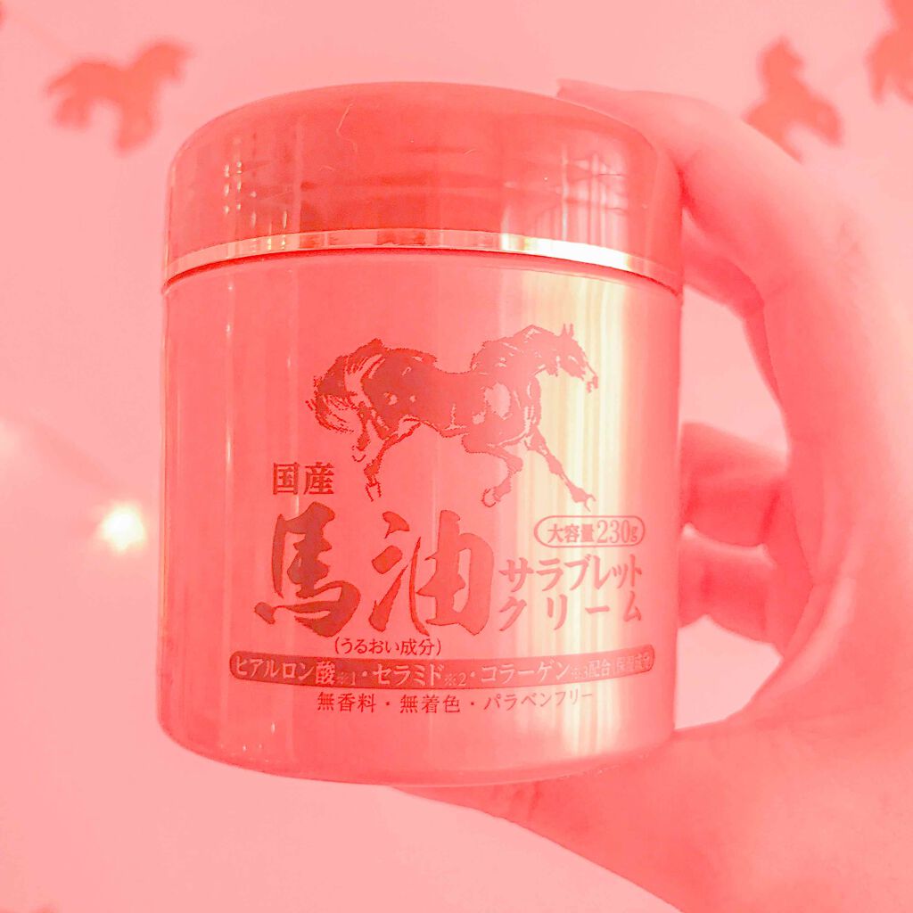 馬油サラブレッドクリーム/ハッピーバース/フェイスクリームを使ったクチコミ（1枚目）