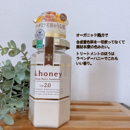 ディープモイスト シャンプー1.0/ヘアトリートメント2.0/&honey/市販シャンプーを使ったクチコミ(3枚目)