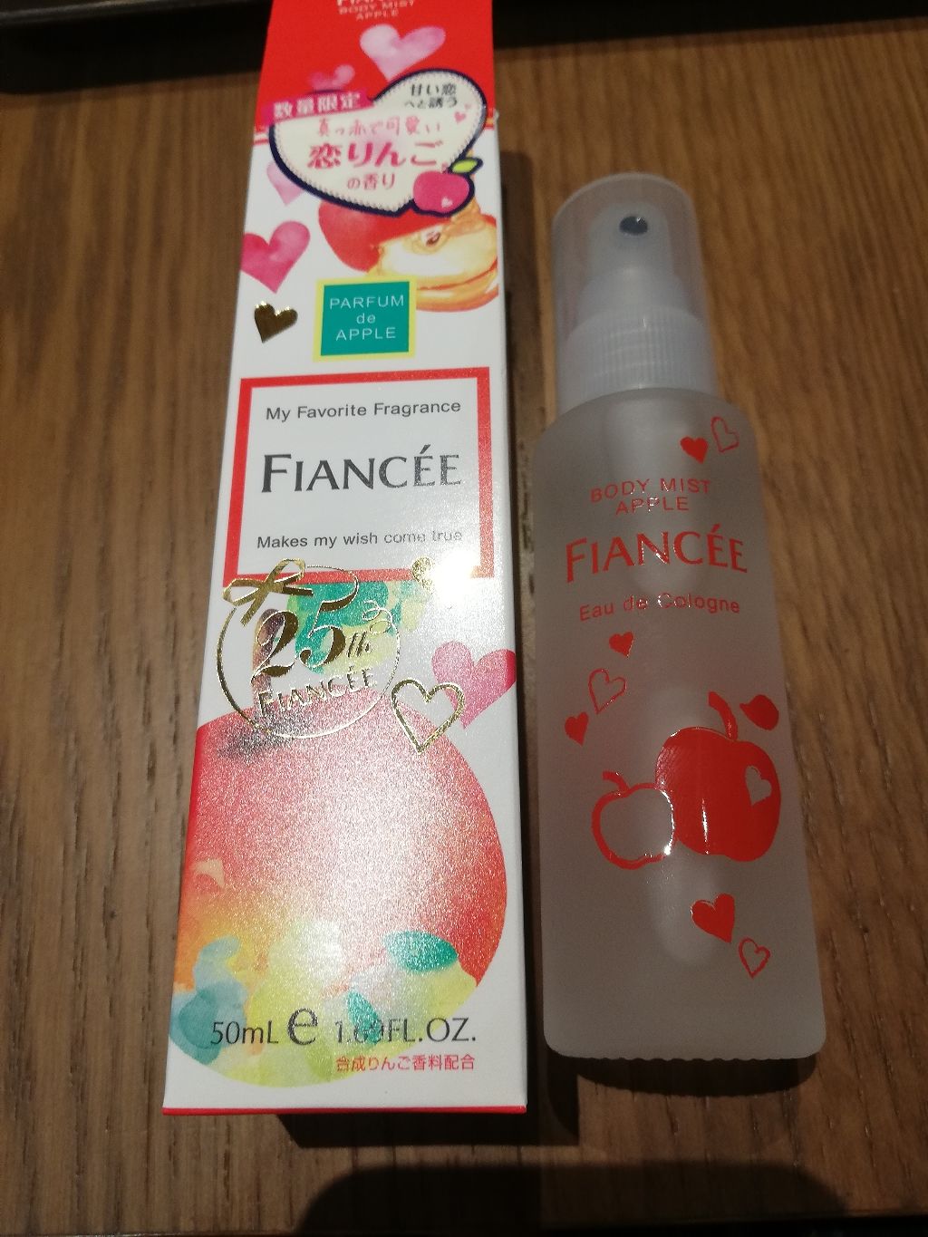 ボディミスト 恋りんごの香り/フィアンセ/香水(レディース)を使ったクチコミ(3枚目)