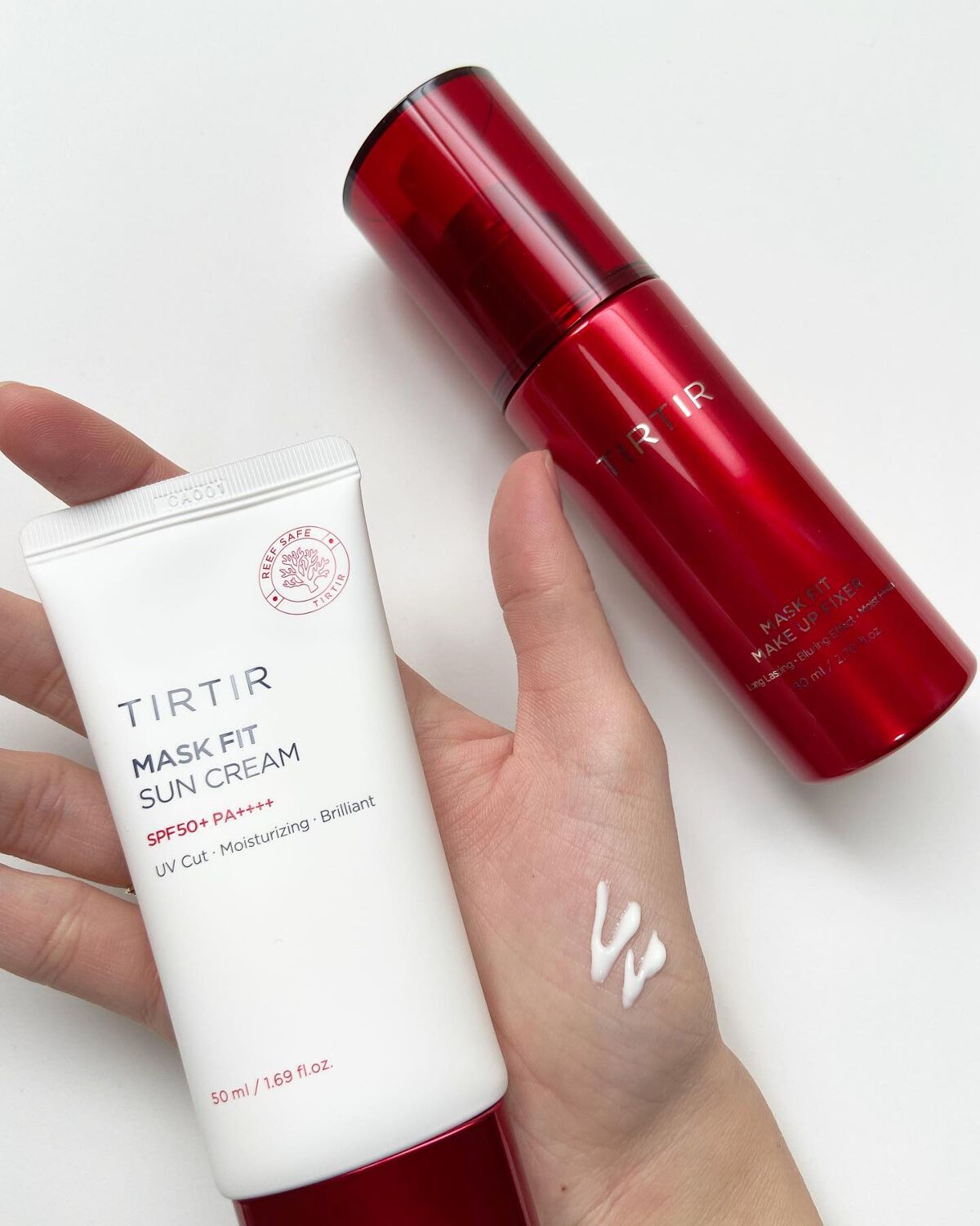 マスクフィット メイクアップフィクサー/TIRTIR(ティルティル)/フィックスミストを使ったクチコミ（3枚目）