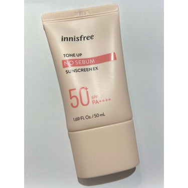 トーンアップ ノーセバム サンスクリーン SPF50+ PA++++/innisfree/日焼け止め・UVケアを使ったクチコミ（2枚目）