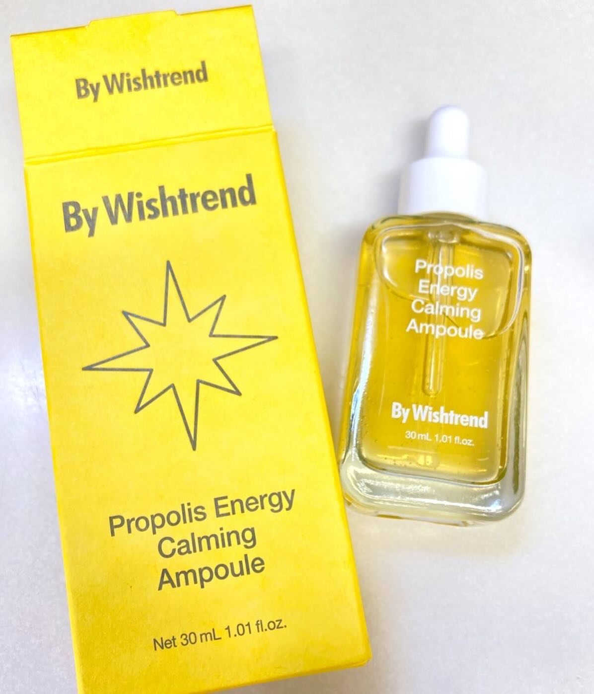 プロポリスエナジーカーミングアンプル/By Wishtrend/美容液を使ったクチコミ（1枚目）