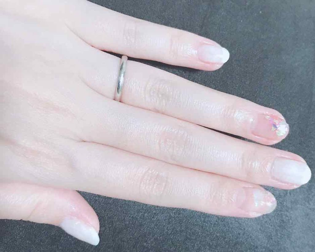 AC クイックドライベース＆ハードナー/AC MAKEUP/ネイルベースコートを使ったクチコミ（3枚目）