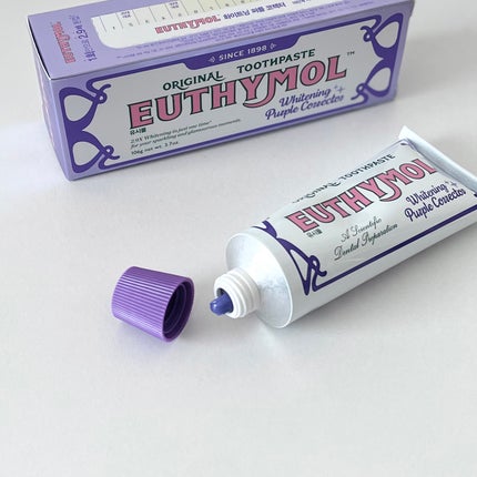 ホワイトパープル歯みがき ピーチフローラルミントの香り/EUTHYMOL/歯磨き粉を使ったクチコミ(1枚目)