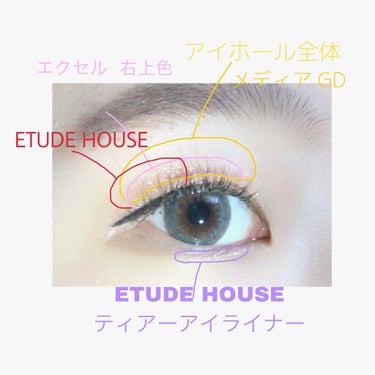 ルックアット マイアイズ/ETUDE/シングルアイシャドウを使ったクチコミ（2枚目）