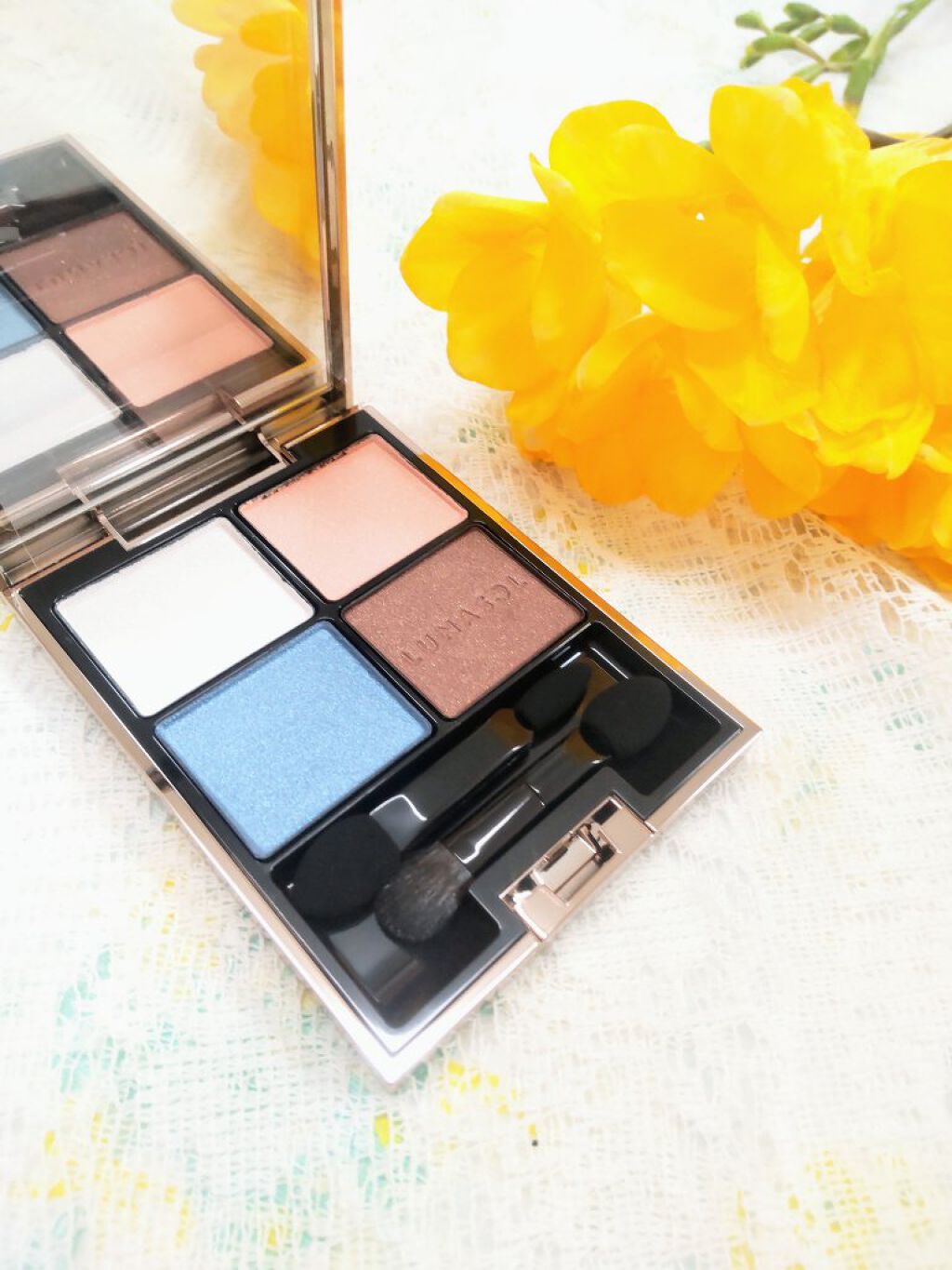 アイカラーレーション EX19 Serenity Breath（限定発売）/LUNASOL/アイシャドウパレットを使ったクチコミ（1枚目）