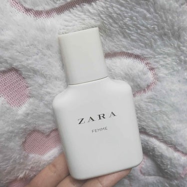 ZARA FEMME オードトワレのクチコミ「.
.
ZARA (フェム オードトワレ 30ml)
香りは少しバニラっぽさがある甘い香りです.....」（1枚目）