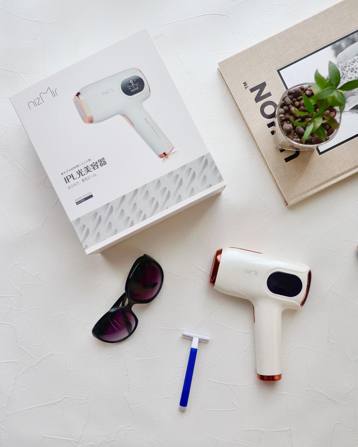 サファイヤIPL光脱毛器/NiZmir/家庭用脱毛器を使ったクチコミ(2枚目)