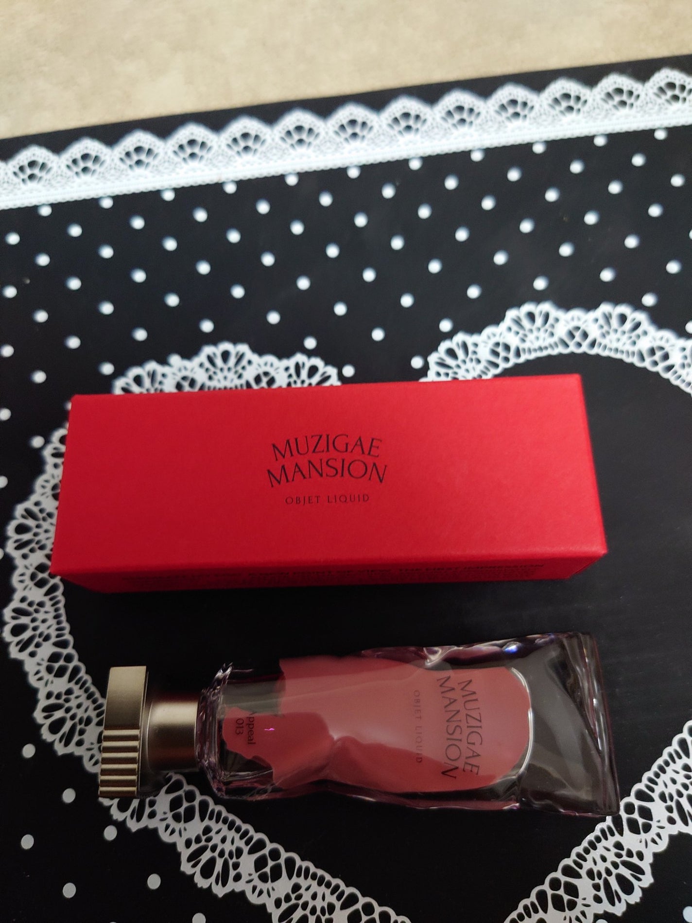 オブジェリキッド/MUZIGAE MANSION/口紅を使ったクチコミ(1枚目)