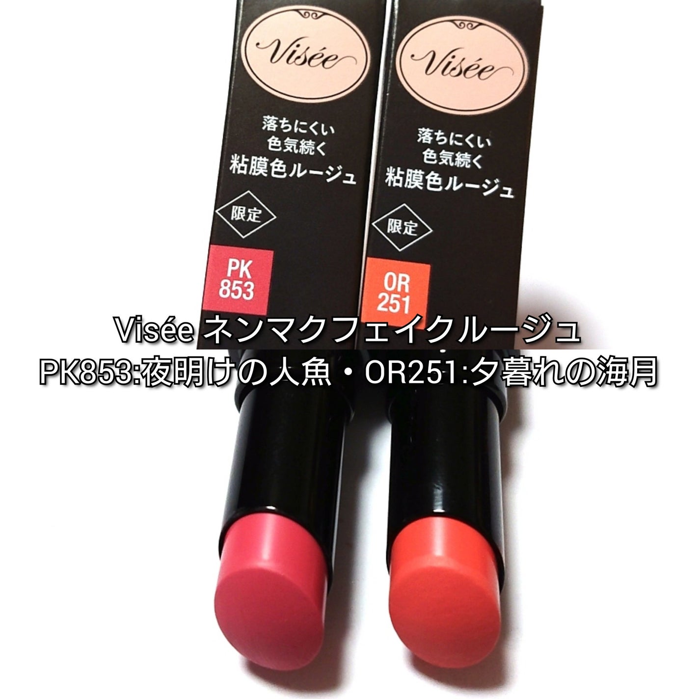 ネンマクフェイク ルージュ/Visée/口紅を使ったクチコミ(2枚目)