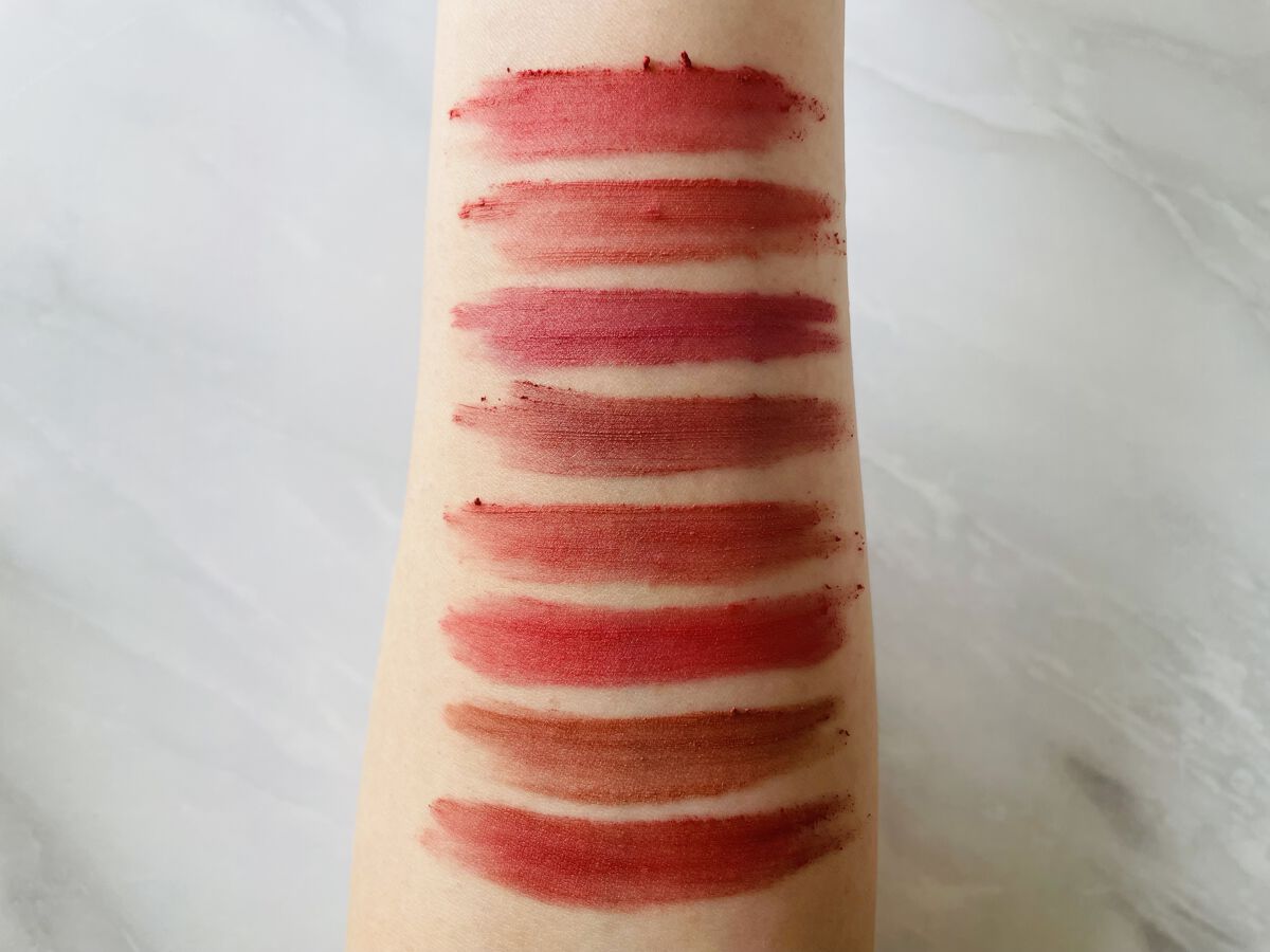 カスタマイズエアリーリップマッド W5 マスキュリンモカ/INTO U/口紅を使ったクチコミ（2枚目）