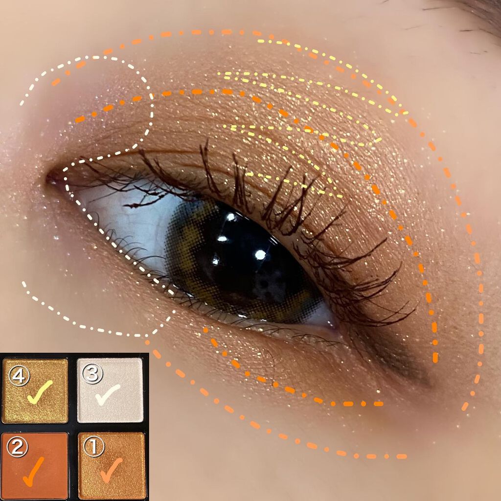 アイカラーレーション スペシャルエディション/LUNASOL/アイシャドウパレットを使ったクチコミ(6枚目)