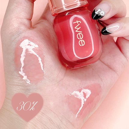 フィー 3Dボリューミンググロス/fwee/リップグロスを使ったクチコミ(4枚目)