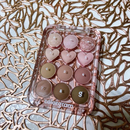 目元チュートリアルアイパレット/Colorgram/アイシャドウパレットを使ったクチコミ(2枚目)