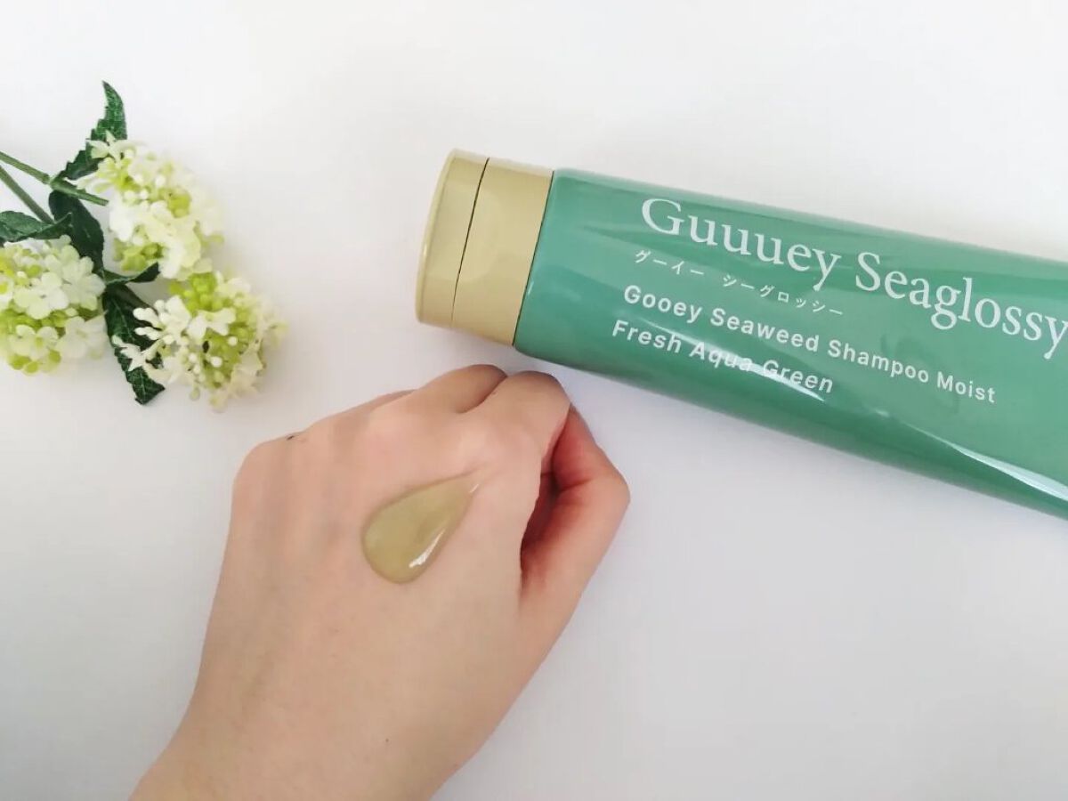 シーウィードシャンプーモイスト/シーウィードトリートメントモイスト シャンプー250g/グーイーシーグロッシー/市販シャンプーを使ったクチコミ（3枚目）