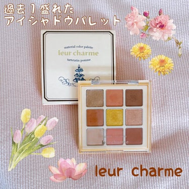 マテリアルカラーパレット/leur charme/アイシャドウパレットを使ったクチコミ（1枚目）