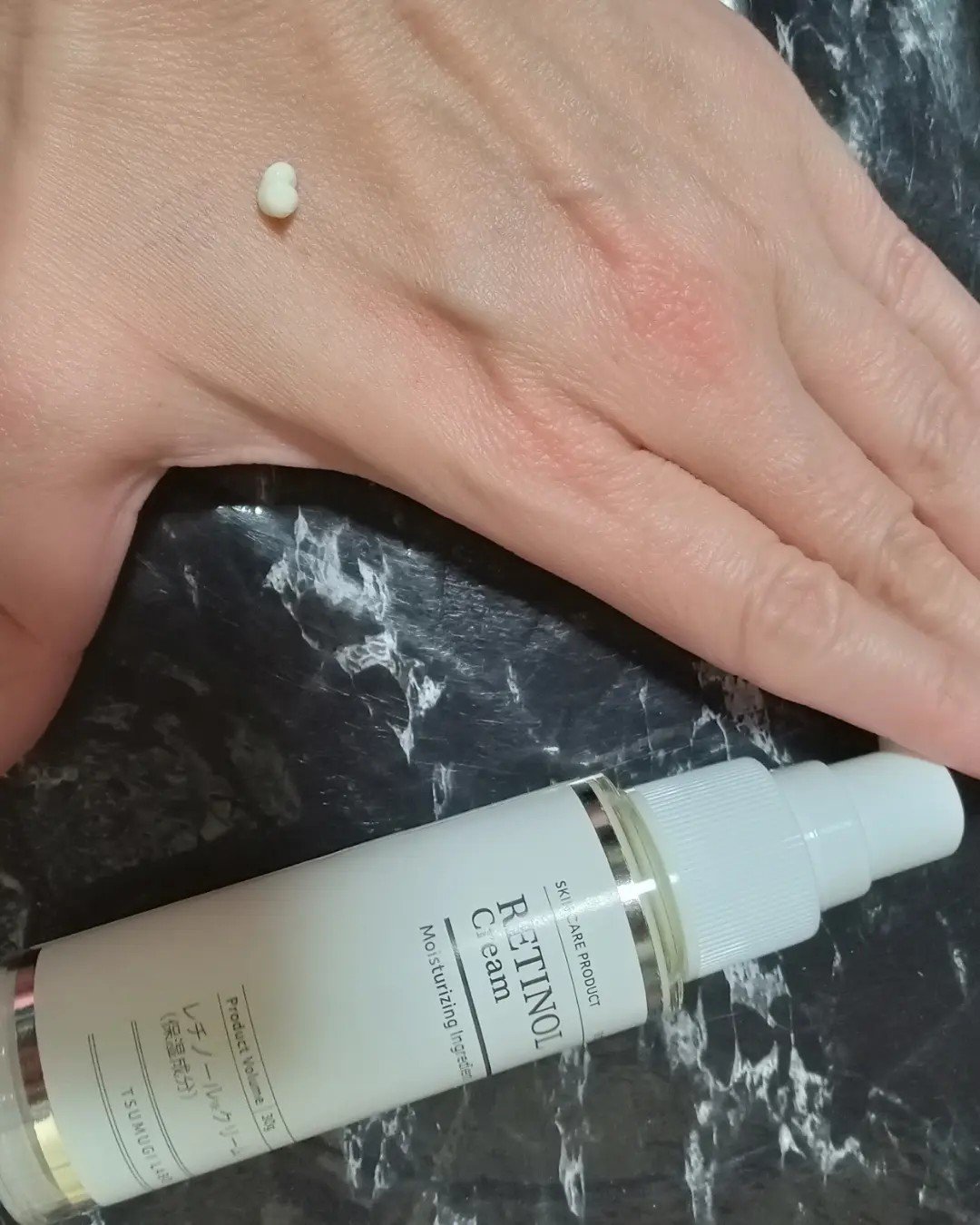 レチノールクリーム/TSUMUGI LABO/フェイスクリームを使ったクチコミ（2枚目）