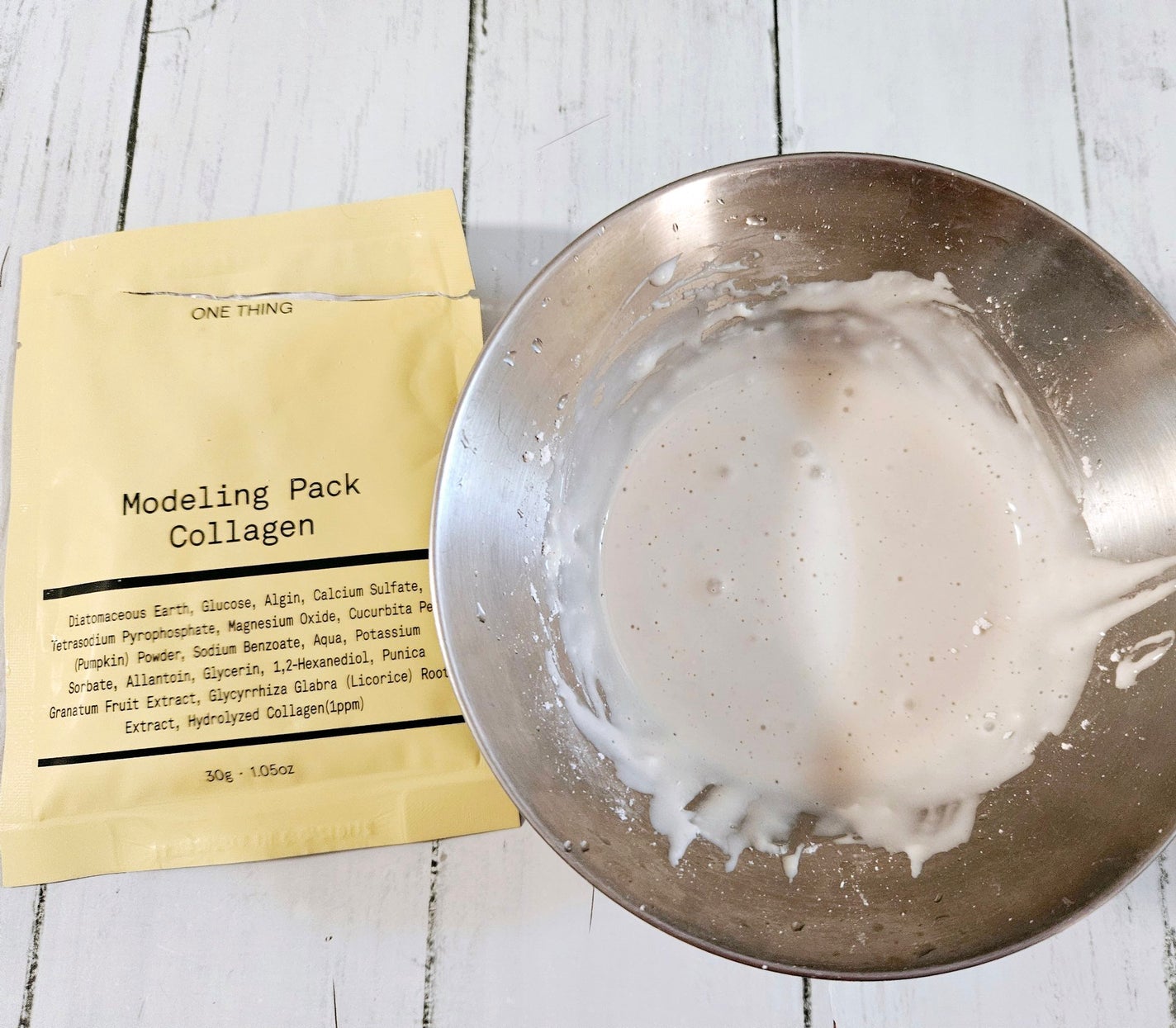モデリングパック コラーゲン/ONE THING/シートマスク・パックを使ったクチコミ(3枚目)