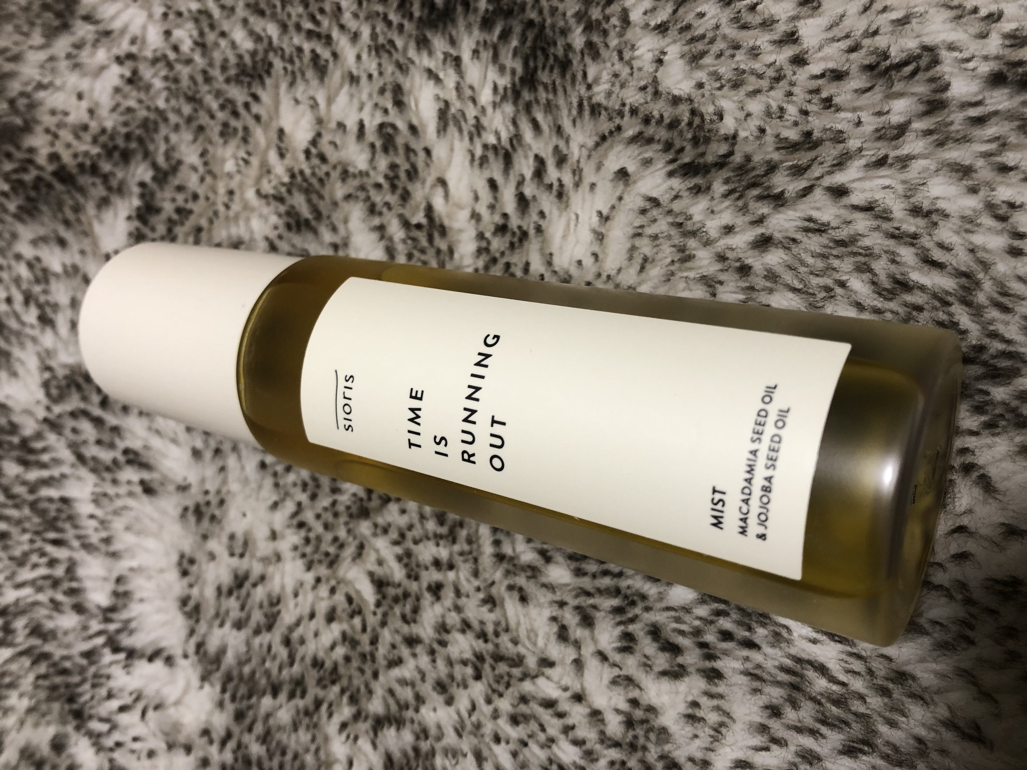 タイム イズ ランニング アウト ミスト/SIORIS/ミスト状化粧水を使ったクチコミ（1枚目）