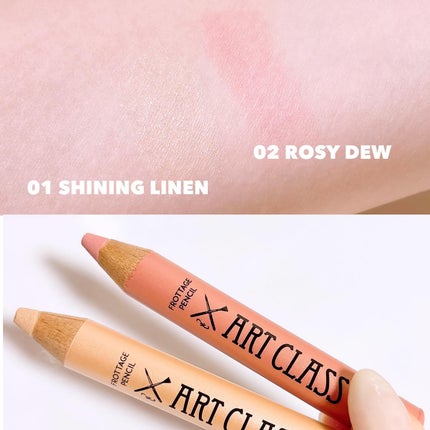 アートクラス フロッタージュペンシル/too cool for school/スティックアイシャドウを使ったクチコミ(3枚目)