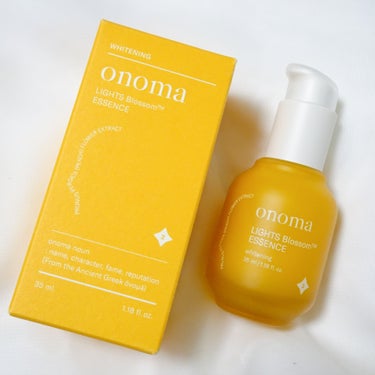onoma
LIGHTS Blossom™ ESSENCE


お肌のくすみケアに💛

自然由来成分69.8%、
ナイアシンアミド5%、アルブチン1.8%配合

なめらかなテクスチャーで伸びが良い！

